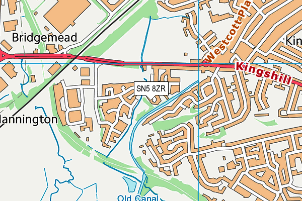 SN5 8ZR map - OS VectorMap District (Ordnance Survey) SN5 8ZR map - OS VectorMap District (Ordnance Survey)
