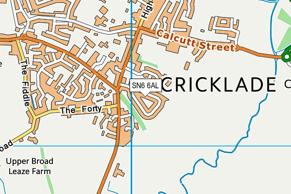 SN6 6AL map - OS VectorMap District (Ordnance Survey)