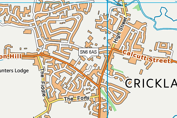 SN6 6AS map - OS VectorMap District (Ordnance Survey) SN6 6AS map - OS VectorMap District (Ordnance Survey)