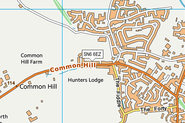 SN6 6EZ map - OS VectorMap District (Ordnance Survey) SN6 6EZ map - OS VectorMap District (Ordnance Survey)