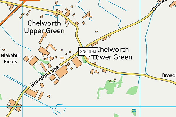 SN6 6HJ map - OS VectorMap District (Ordnance Survey) SN6 6HJ map - OS VectorMap District (Ordnance Survey)