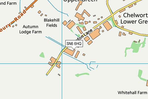 SN6 6HQ map - OS VectorMap District (Ordnance Survey)