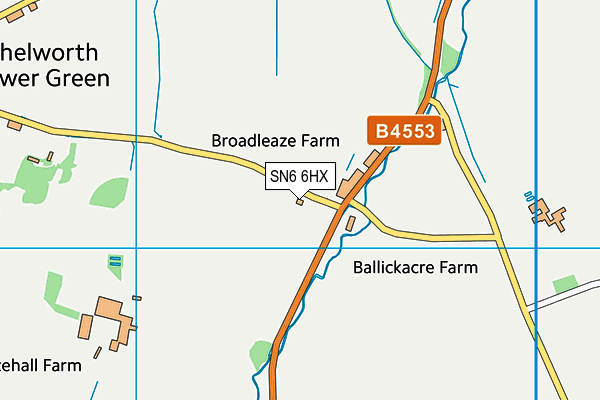 SN6 6HX map - OS VectorMap District (Ordnance Survey) SN6 6HX map - OS VectorMap District (Ordnance Survey)
