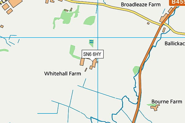 SN6 6HY map - OS VectorMap District (Ordnance Survey) SN6 6HY map - OS VectorMap District (Ordnance Survey)