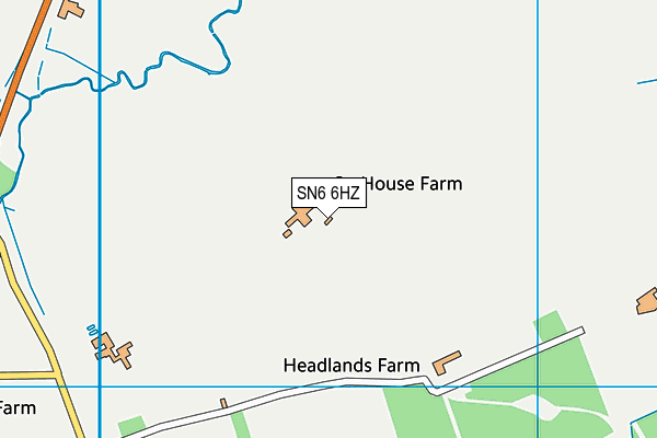 SN6 6HZ map - OS VectorMap District (Ordnance Survey) SN6 6HZ map - OS VectorMap District (Ordnance Survey)