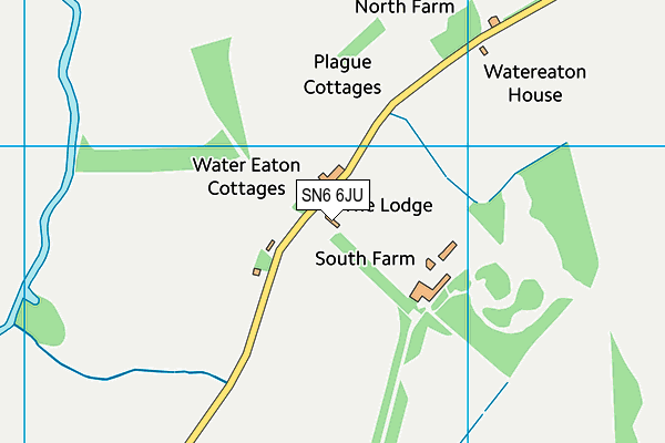 SN6 6JU map - OS VectorMap District (Ordnance Survey) SN6 6JU map - OS VectorMap District (Ordnance Survey)
