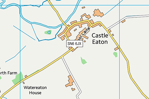 SN6 6JX map - OS VectorMap District (Ordnance Survey) SN6 6JX map - OS VectorMap District (Ordnance Survey)