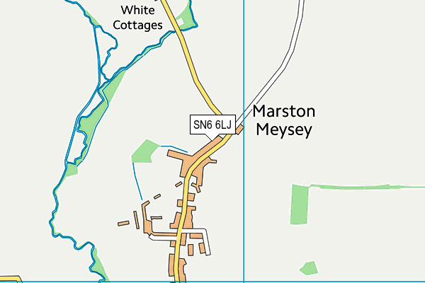 SN6 6LJ map - OS VectorMap District (Ordnance Survey) SN6 6LJ map - OS VectorMap District (Ordnance Survey)