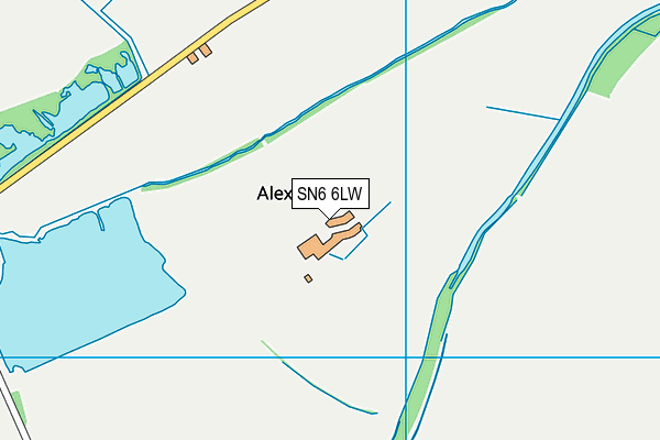 SN6 6LW map - OS VectorMap District (Ordnance Survey) SN6 6LW map - OS VectorMap District (Ordnance Survey)