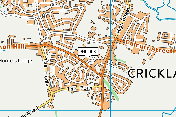 SN6 6LX map - OS VectorMap District (Ordnance Survey) SN6 6LX map - OS VectorMap District (Ordnance Survey)