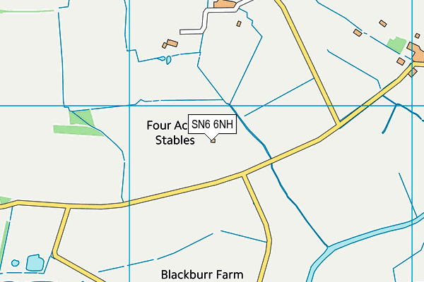 SN6 6NH map - OS VectorMap District (Ordnance Survey) SN6 6NH map - OS VectorMap District (Ordnance Survey)