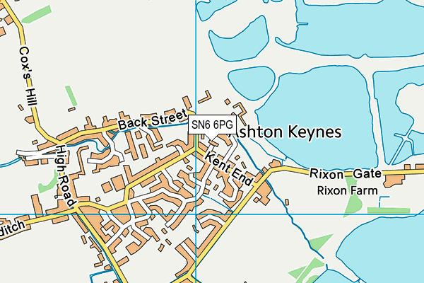 SN6 6PG map - OS VectorMap District (Ordnance Survey) SN6 6PG map - OS VectorMap District (Ordnance Survey)
