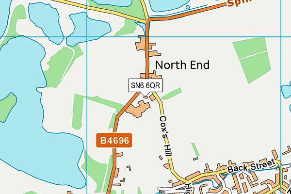 SN6 6QR map - OS VectorMap District (Ordnance Survey) SN6 6QR map - OS VectorMap District (Ordnance Survey)