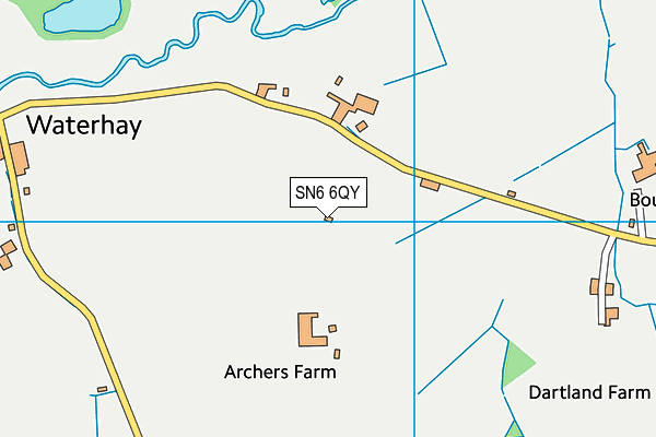 SN6 6QY map - OS VectorMap District (Ordnance Survey) SN6 6QY map - OS VectorMap District (Ordnance Survey)
