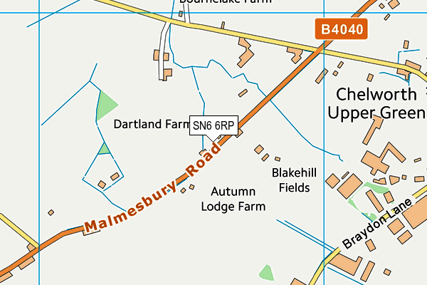SN6 6RP map - OS VectorMap District (Ordnance Survey)