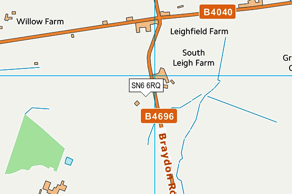 SN6 6RQ map - OS VectorMap District (Ordnance Survey) SN6 6RQ map - OS VectorMap District (Ordnance Survey)