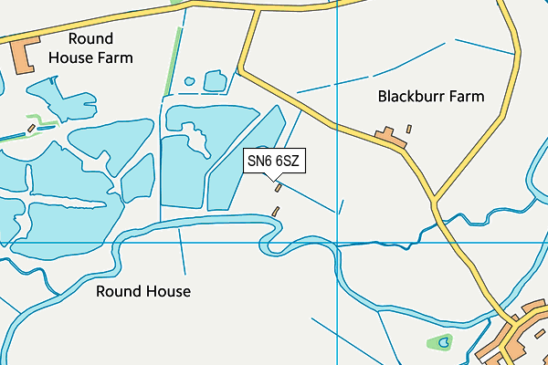 SN6 6SZ map - OS VectorMap District (Ordnance Survey) SN6 6SZ map - OS VectorMap District (Ordnance Survey)