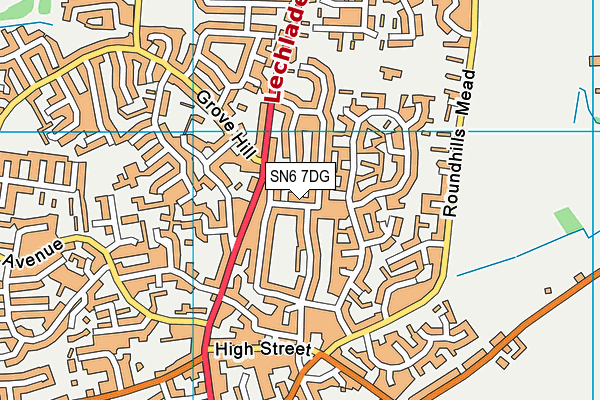 SN6 7DG map - OS VectorMap District (Ordnance Survey) SN6 7DG map - OS VectorMap District (Ordnance Survey)