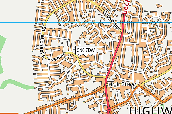 SN6 7DW map - OS VectorMap District (Ordnance Survey) SN6 7DW map - OS VectorMap District (Ordnance Survey)