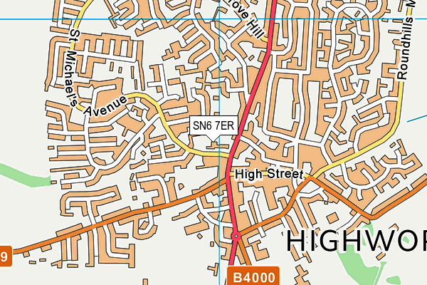 SN6 7ER map - OS VectorMap District (Ordnance Survey) SN6 7ER map - OS VectorMap District (Ordnance Survey)