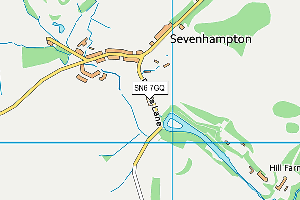 SN6 7GQ map - OS VectorMap District (Ordnance Survey) SN6 7GQ map - OS VectorMap District (Ordnance Survey)