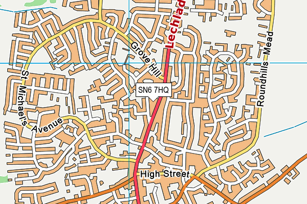SN6 7HQ map - OS VectorMap District (Ordnance Survey) SN6 7HQ map - OS VectorMap District (Ordnance Survey)