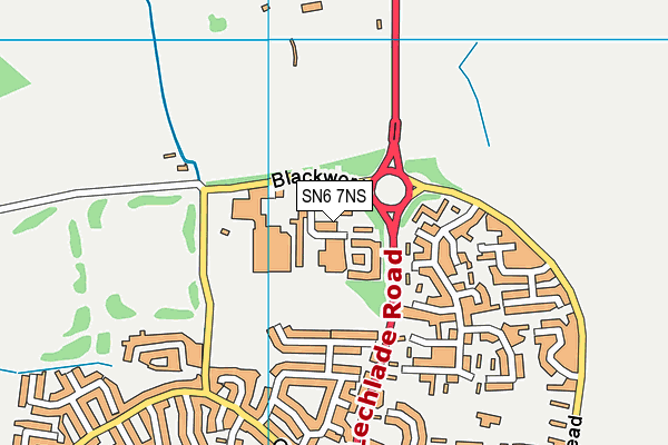 SN6 7NS map - OS VectorMap District (Ordnance Survey) SN6 7NS map - OS VectorMap District (Ordnance Survey)