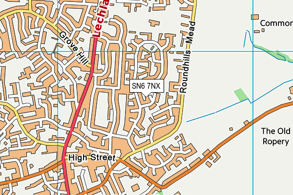 SN6 7NX map - OS VectorMap District (Ordnance Survey) SN6 7NX map - OS VectorMap District (Ordnance Survey)