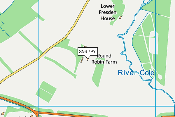 SN6 7PY map - OS VectorMap District (Ordnance Survey) SN6 7PY map - OS VectorMap District (Ordnance Survey)