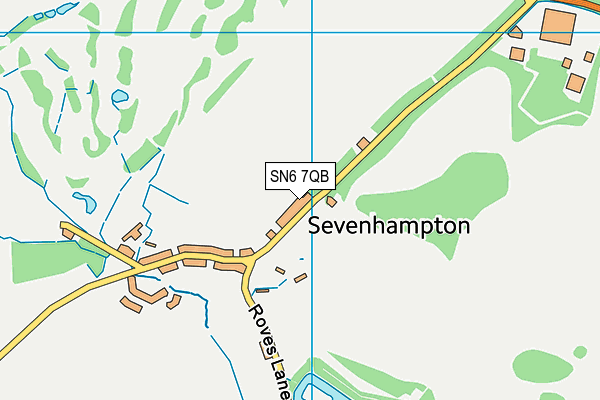 SN6 7QB map - OS VectorMap District (Ordnance Survey) SN6 7QB map - OS VectorMap District (Ordnance Survey)