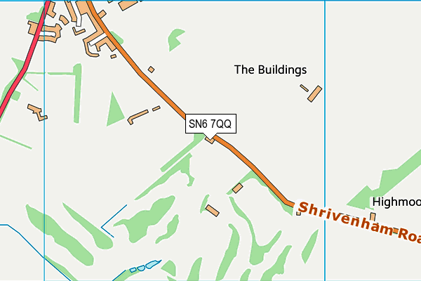 SN6 7QQ map - OS VectorMap District (Ordnance Survey) SN6 7QQ map - OS VectorMap District (Ordnance Survey)
