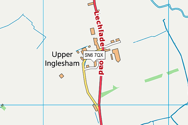 SN6 7QX map - OS VectorMap District (Ordnance Survey) SN6 7QX map - OS VectorMap District (Ordnance Survey)