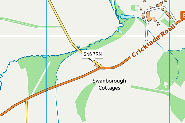 SN6 7RN map - OS VectorMap District (Ordnance Survey) SN6 7RN map - OS VectorMap District (Ordnance Survey)