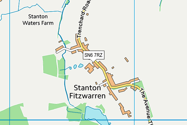 SN6 7RZ map - OS VectorMap District (Ordnance Survey) SN6 7RZ map - OS VectorMap District (Ordnance Survey)