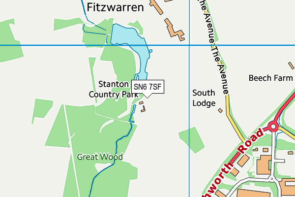 SN6 7SF map - OS VectorMap District (Ordnance Survey) SN6 7SF map - OS VectorMap District (Ordnance Survey)