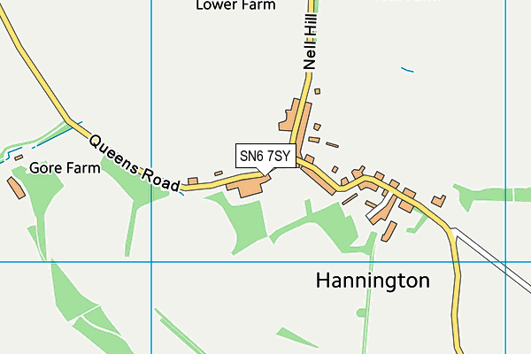SN6 7SY map - OS VectorMap District (Ordnance Survey) SN6 7SY map - OS VectorMap District (Ordnance Survey)