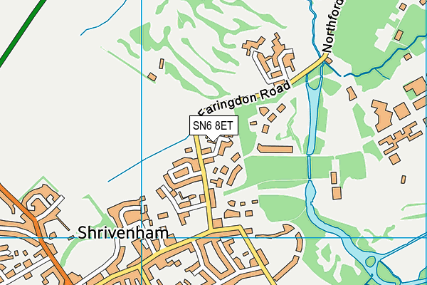 SN6 8ET map - OS VectorMap District (Ordnance Survey) SN6 8ET map - OS VectorMap District (Ordnance Survey)