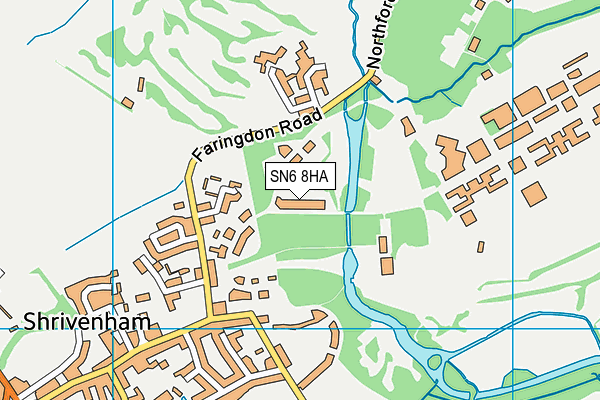 SN6 8HA map - OS VectorMap District (Ordnance Survey) SN6 8HA map - OS VectorMap District (Ordnance Survey)