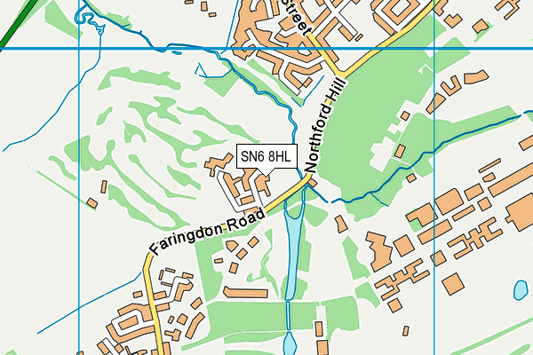 SN6 8HL map - OS VectorMap District (Ordnance Survey) SN6 8HL map - OS VectorMap District (Ordnance Survey)