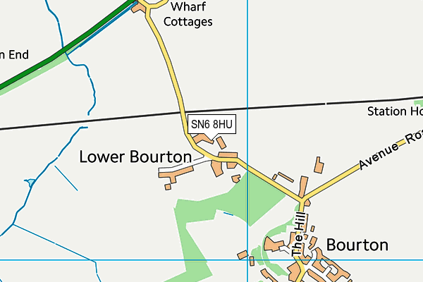 SN6 8HU map - OS VectorMap District (Ordnance Survey) SN6 8HU map - OS VectorMap District (Ordnance Survey)