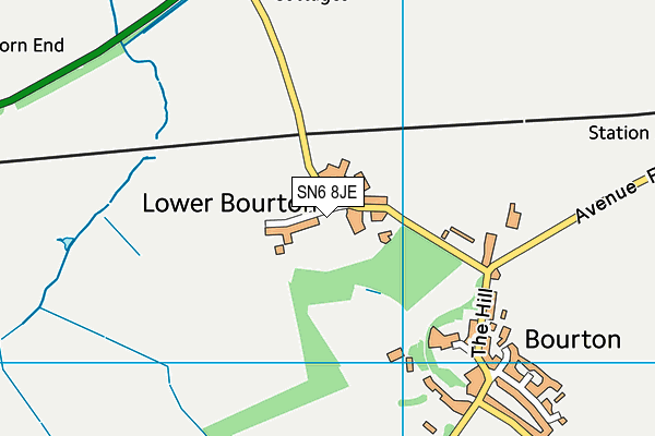 SN6 8JE map - OS VectorMap District (Ordnance Survey) SN6 8JE map - OS VectorMap District (Ordnance Survey)