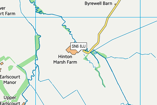 SN6 8JJ map - OS VectorMap District (Ordnance Survey) SN6 8JJ map - OS VectorMap District (Ordnance Survey)