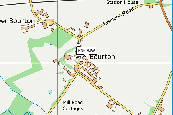 SN6 8JW map - OS VectorMap District (Ordnance Survey) SN6 8JW map - OS VectorMap District (Ordnance Survey)
