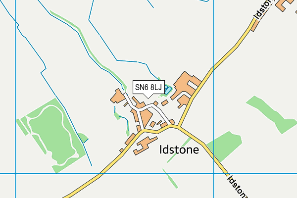 SN6 8LJ map - OS VectorMap District (Ordnance Survey) SN6 8LJ map - OS VectorMap District (Ordnance Survey)