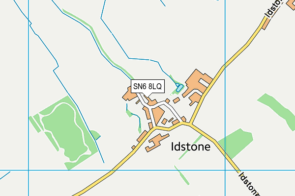 SN6 8LQ map - OS VectorMap District (Ordnance Survey) SN6 8LQ map - OS VectorMap District (Ordnance Survey)