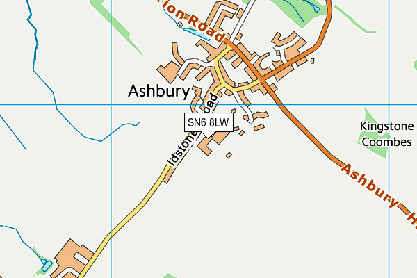 SN6 8LW map - OS VectorMap District (Ordnance Survey) SN6 8LW map - OS VectorMap District (Ordnance Survey)