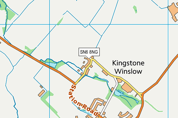 SN6 8NG map - OS VectorMap District (Ordnance Survey) SN6 8NG map - OS VectorMap District (Ordnance Survey)