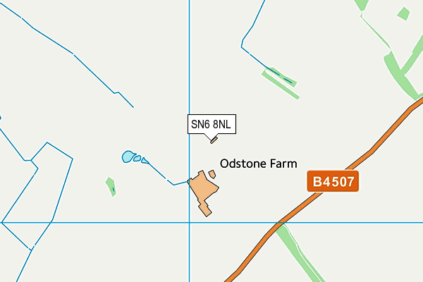 SN6 8NL map - OS VectorMap District (Ordnance Survey) SN6 8NL map - OS VectorMap District (Ordnance Survey)