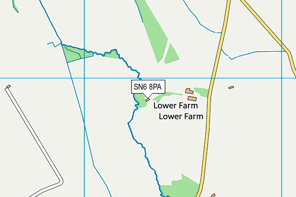 SN6 8PA map - OS VectorMap District (Ordnance Survey) SN6 8PA map - OS VectorMap District (Ordnance Survey)