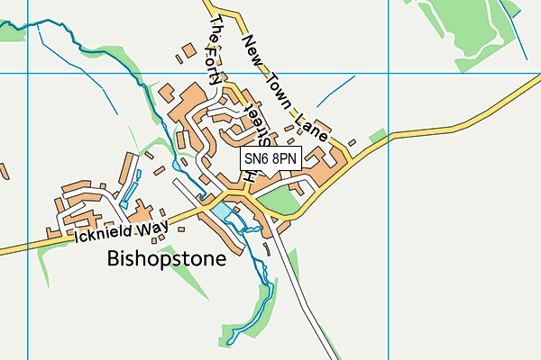 SN6 8PN map - OS VectorMap District (Ordnance Survey) SN6 8PN map - OS VectorMap District (Ordnance Survey)